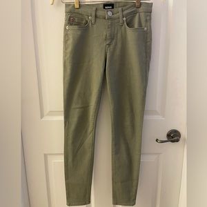 Hudson Natalie Midrise Ankle Super Skinny Jeans | Olive Green Size 25